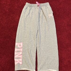 Pink sweatpants